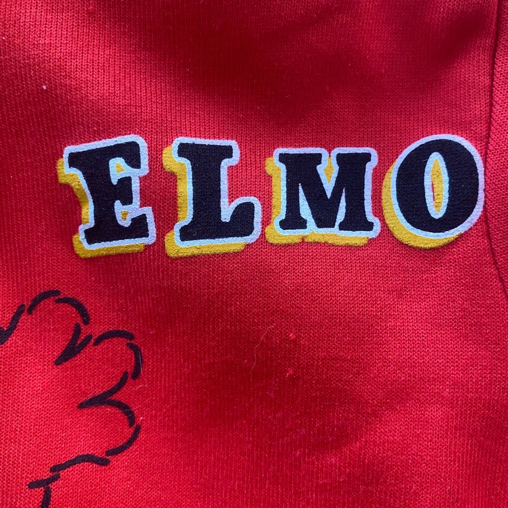 Sesame Street Elmo Fleece Tracksuit Set Toddler Boys 4T Red Black NWOT - Picture 4 of 7